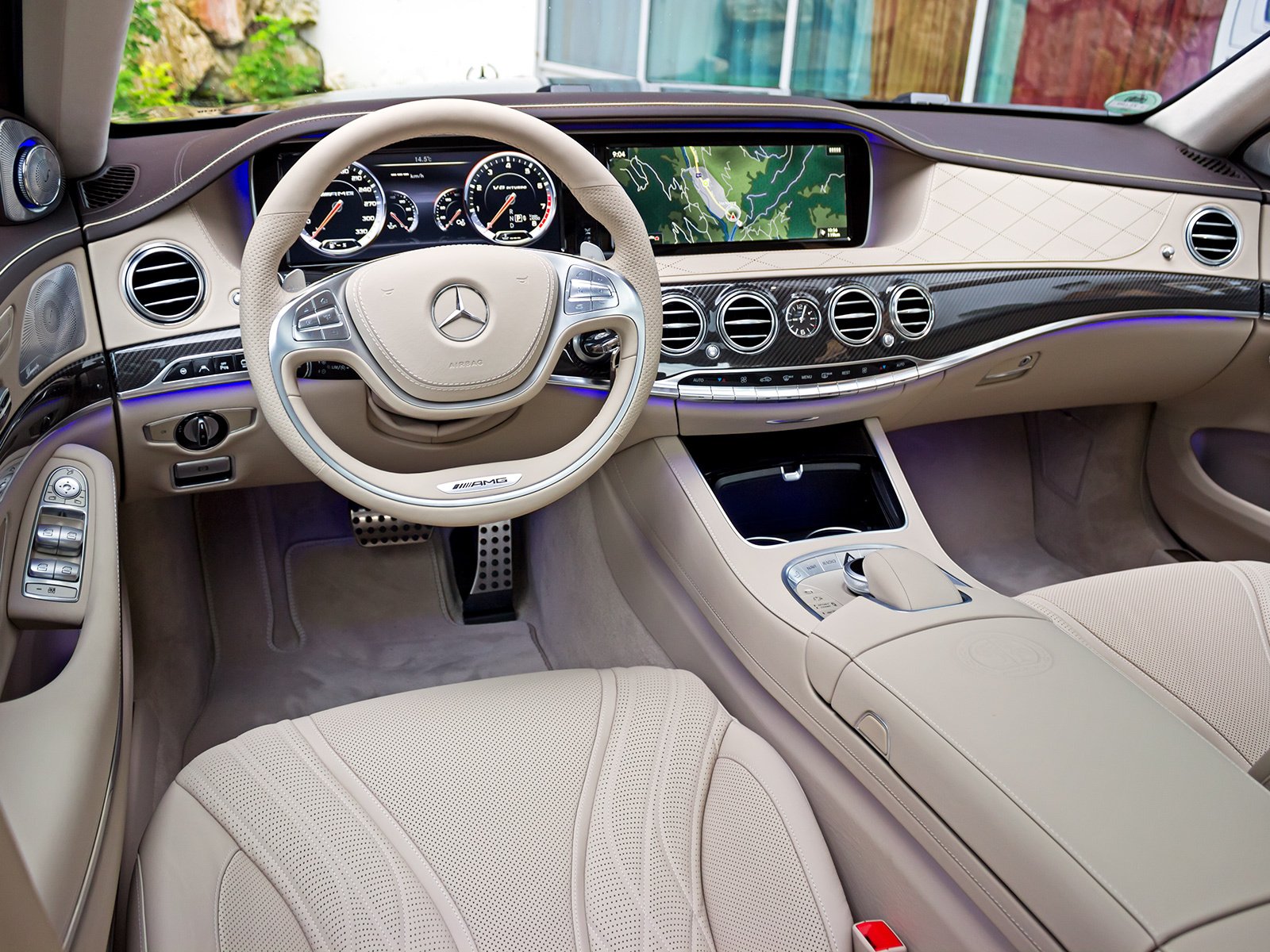 Салон Mercedes W222 перед