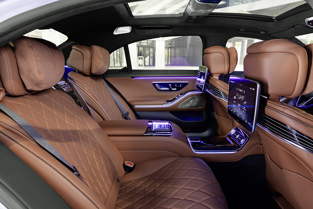 Задние сиденья Mercedes
